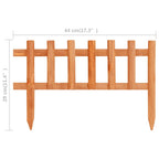 Bordature per Prato 10 pz in Legno di Abete 4,4 m