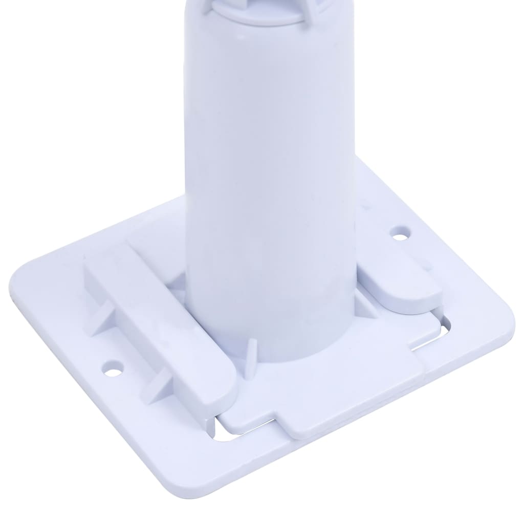 Rullo di Copertura per Piscina con Base in Plastica e Manovella Manuale