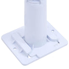 Rullo di Copertura per Piscina con Base in Plastica e Manovella Manuale