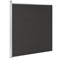 Pannello di Recinzione WPC 175x186 cm Nero