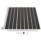 Pannello di Recinzione WPC 175x186 cm Nero