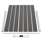 Pannello di Recinzione WPC 180x146 cm Grigio