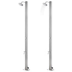 Doccia da Giardino 215 cm in Acciaio Inossidabile 304