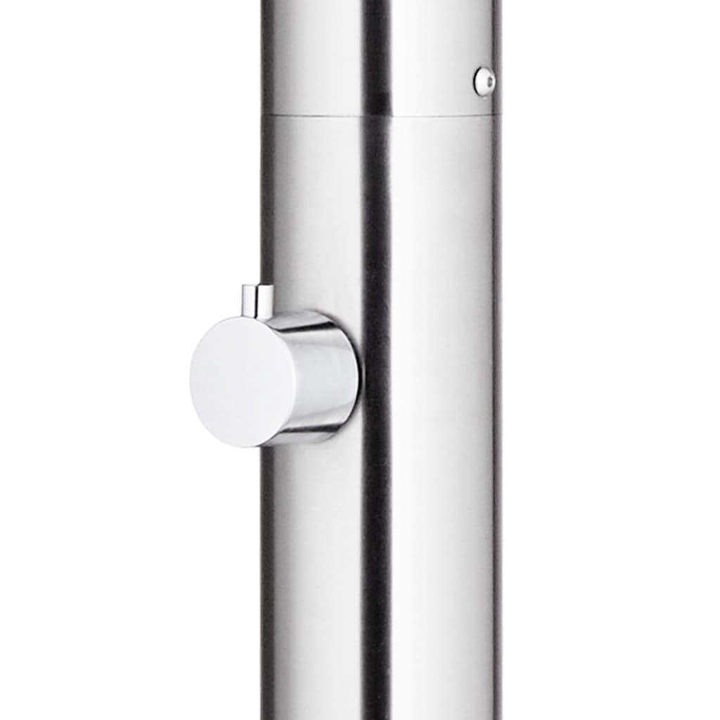 Doccia da Giardino 215 cm in Acciaio Inossidabile 304