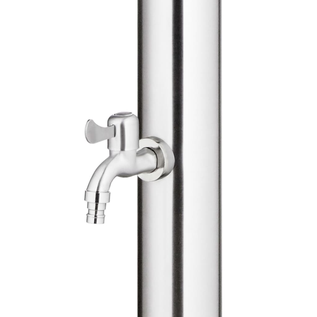 Doccia da Giardino 215 cm in Acciaio Inossidabile 304
