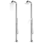Doccia da Giardino 225 cm in Acciaio Inossidabile 304