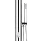 Doccia da Giardino 225 cm in Acciaio Inossidabile 304
