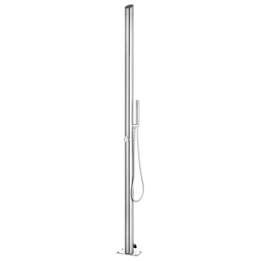 Doccia da Giardino 220 cm in Acciaio Inossidabile 304
