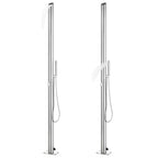 Doccia da Giardino 220 cm in Acciaio Inossidabile 304