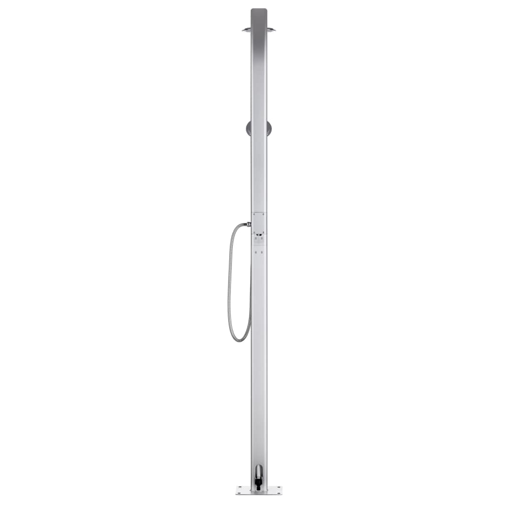 Doccia da Giardino 215 cm in Alluminio vidaXL
