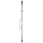 Doccia da Giardino 215 cm in Alluminio vidaXL