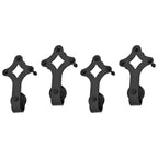 Kit di Binari per Porte Scorrevoli 2 pz 183 cm Acciaio Nero