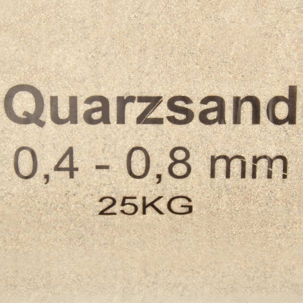 Sabbia Filtrante 25 kg Granulometria 0,4-0,8 mm
