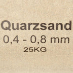 Sabbia Filtrante 25 kg Granulometria 0,4-0,8 mm
