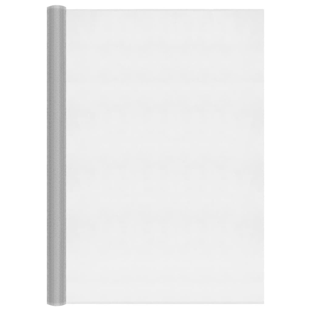 Rete in Alluminio 112x2000 cm Argento per Zanzariere