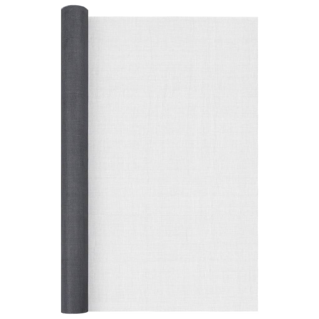 Zanzariera in Fibra di Vetro 80x500 cm Grigia