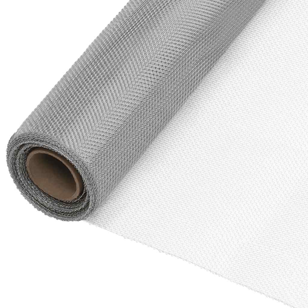 Rete in Acciaio Inossidabile 60x1000 cm Argento