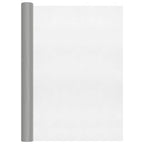 Recinzione in Rete Acciaio Inossidabile 80x500 cm Argento