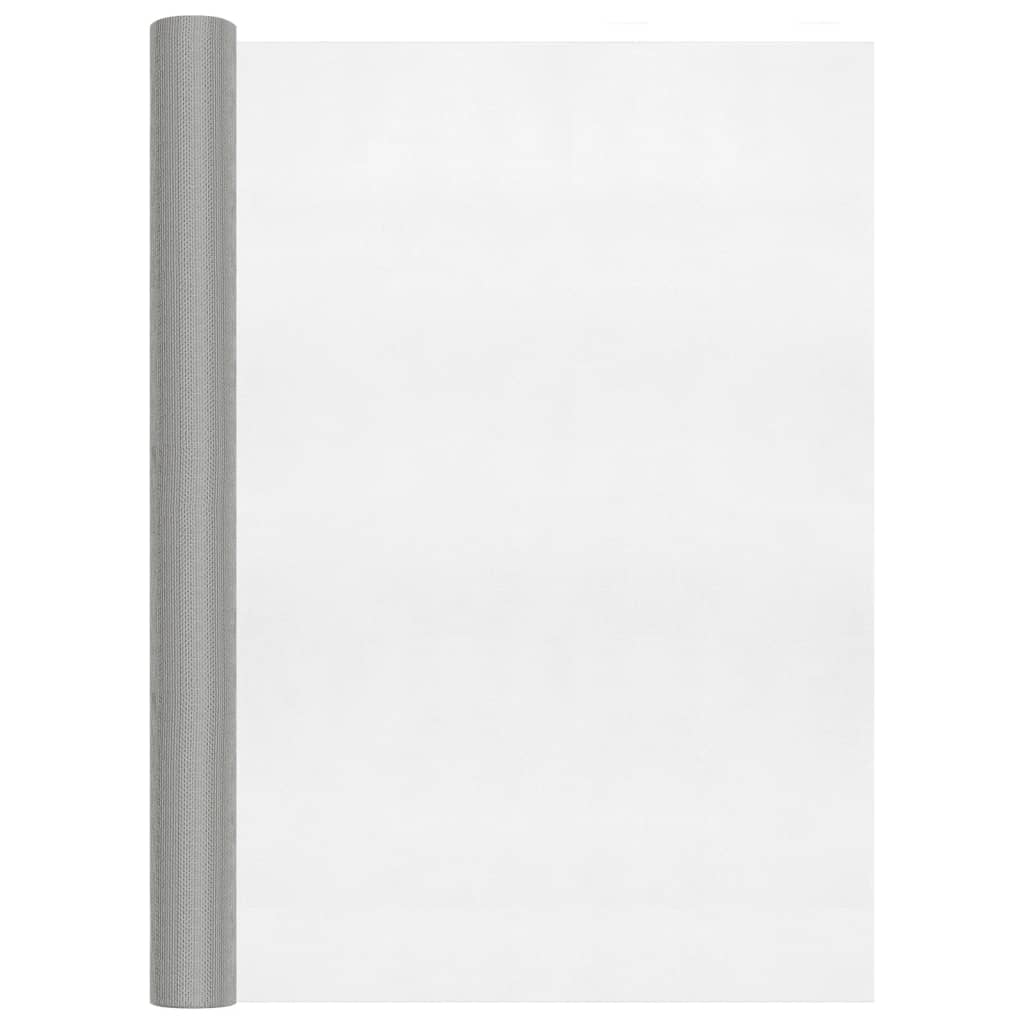 Recinzione in Rete Acciaio Inossidabile 80x500 cm Argento