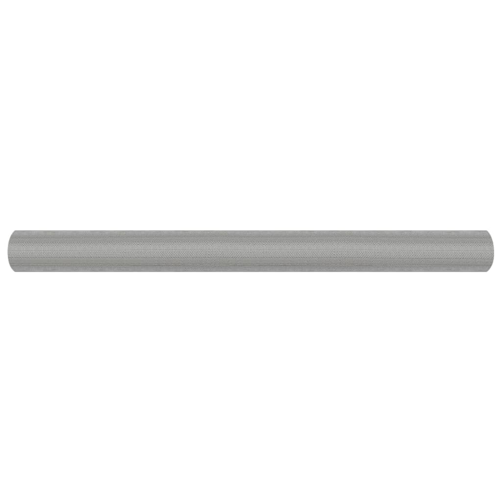 Recinzione in Rete Acciaio Inossidabile 80x500 cm Argento