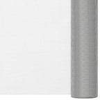 Recinzione in Rete Acciaio Inossidabile 112x500 cm Argento