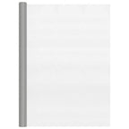 Recinzione in Rete Acciaio Inossidabile 112x2000 cm Argento