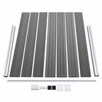 Set Pannello di Recinzione in WPC 872x146 cm Grigio