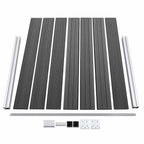 Set Pannelli di Recinzione in WPC 872x146 cm Nero