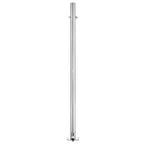 Doccia da Giardino con Base Marrone 220 cm in Acciaio Inossidabile