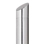 Doccia da Giardino con Base Marrone 225 cm in Acciaio Inossidabile