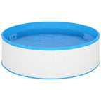 Piscina Fuori Terra 350x90 cm con Skimmer e Pompa Sospesi - Bianca