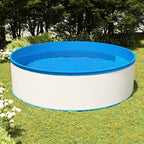Piscina Fuori Terra 350x90 cm con Skimmer e Pompa Sospesi - Bianca
