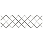 Recinzione a Traliccio 5 pezzi Legno Massello Abete Grigio 180x60 cm