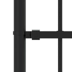 Recinzione da Giardino Woerden con Punta a Lancia Nera 240x125 cm in Acciaio
