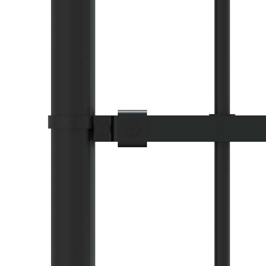 Recinzione da Giardino Woerden con Punta a Lancia Nera 240x150 cm in Acciaio