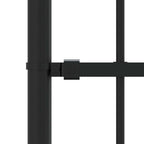 Recinzione da Giardino Woerden con Punta a Lancia Nera 240x175 cm in Acciaio