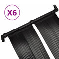 Pannelli Solari Riscaldatori per Piscina 6 pz 80x620 cm