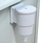 Piscina con Pareti in Acciaio Rotonda 460x120 cm Bianca