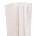 Recinzione da Giardino a Doppio Lato 90x400 cm PVC Bianca