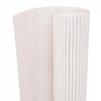 Recinzione da Giardino a Doppio Lato 90x400 cm PVC Bianca