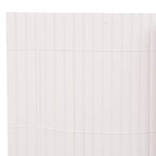 Recinzione da Giardino a Doppio Lato 90x400 cm PVC Bianca
