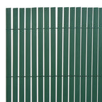 Recinzione da Giardino Doppio Lato PVC 90x400 cm Verde
