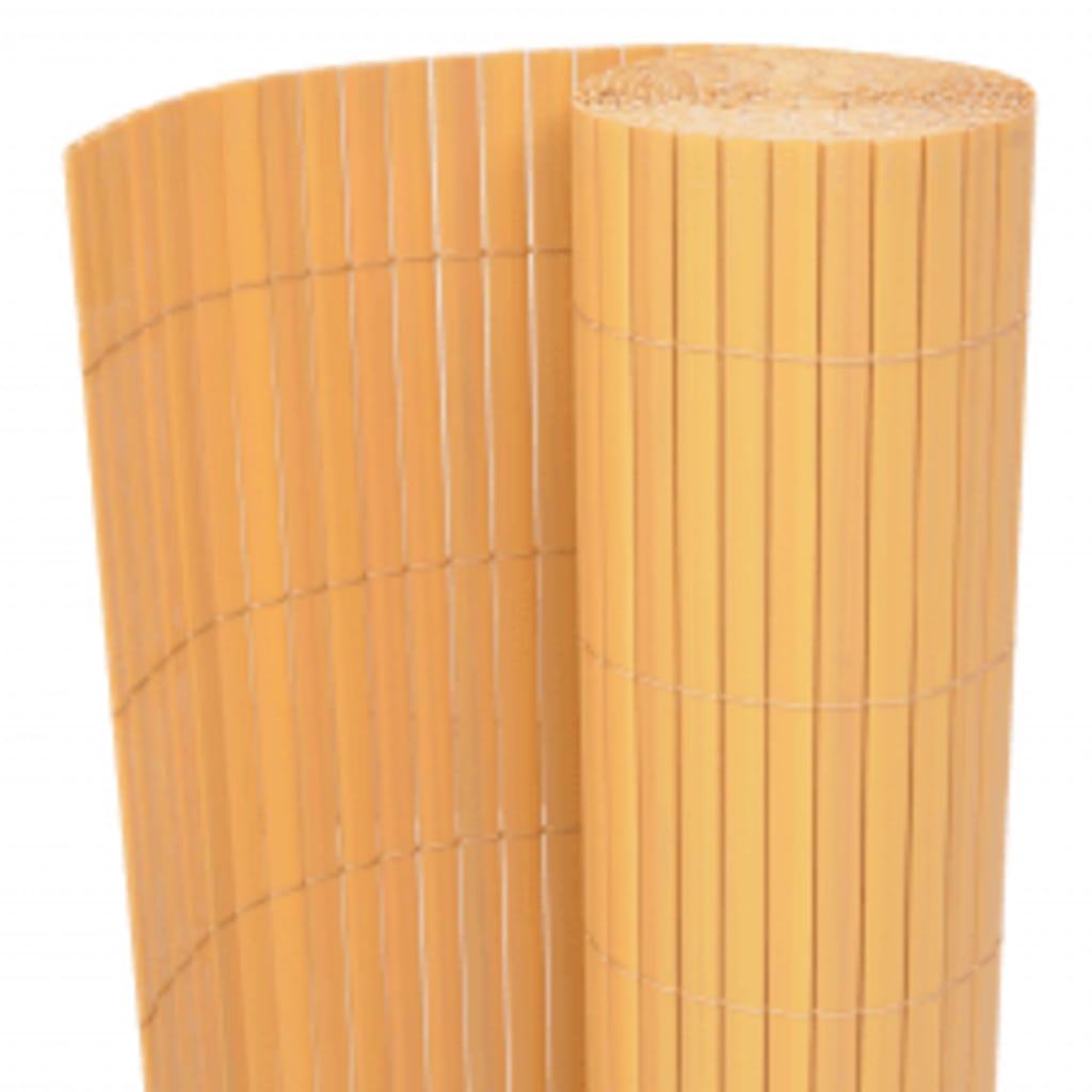 Recinzione da Giardino a Doppio Lato 90x400 cm PVC Gialla