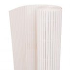 Recinzione da Giardino Doppio Lato PVC 110x300 cm Bianca