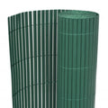 Recinzione da Giardino a Doppio Lato 110x300 cm Verde PVC