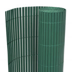 Recinzione da Giardino a Doppio Lato 110x300 cm Verde PVC