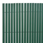 Recinzione da Giardino a Doppio Lato 110x300 cm Verde PVC