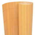 Recinzione da Giardino a Doppio Lato 110x300 cm PVC Giallo