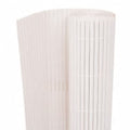 Recinzione da Giardino a Doppio Lato 110x400 cm PVC Bianca