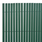 Recinzione da Giardino Doppio Lato PVC 110x400 cm Verde